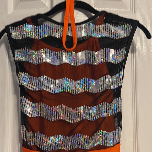 NWOT A Wish Come True dance costume with headband size kids medium - Picture 2 of 8